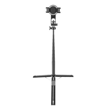 Imagem de Jiawu Tripé Extensível para Selfie Stick Suporte Giratório Ajustável para Telefone para Galaxy Note 20 IOS Phone 16 15 14 13 12 Design Compacto ABS Liga de Alumínio para Reuniões de Amigos Em Viagens