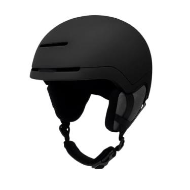 Imagem de IEUDNS Capacete de esqui na neve com óculos de proteção, capacete multiesportivo confortável para ciclismo, mountain bike, estrada e skate. Atividades de, Preto