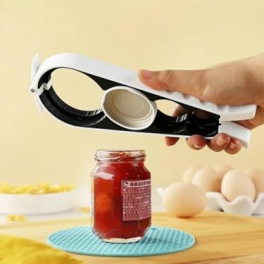 Imagem de Abridor de frascos e abridor de latas para mãos fracas, idosos com artrite e qualquer pessoa com baixa força, tire as tampas facilmente