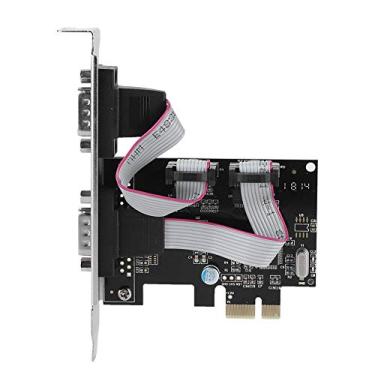 Imagem de Estink Placa de Adaptador PCI Express para Porta Serial RS232, Conversor PCIe para Serial 2 Portas Com 2,5 Gb/s Full Duplex, Plug and Play, para Linux MAC
