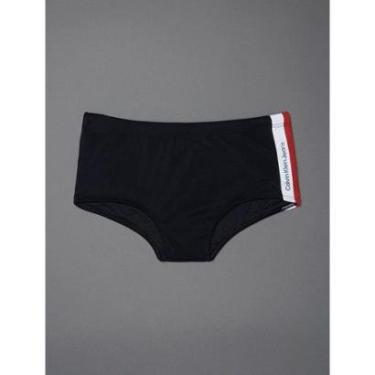 Imagem de Sunga Menino Trunk Faixa Bicolor Calvin Klein Swimwear-Masculino