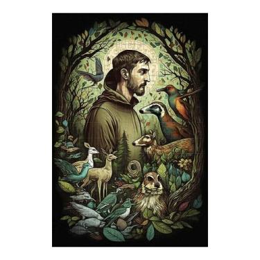 Imagem de Quebra-Cabeça Religioso São Francisco de Assis 150 peças - Coleção TEA