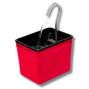 Imagem de Bebedouro Fonte De Água Para Gatos Bivolt - Silencioso(Vermelho)