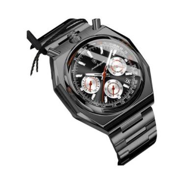 Imagem de Relógio Esportivo Masculino De Moda Com Cronógrafo À Prova d'Água Em A