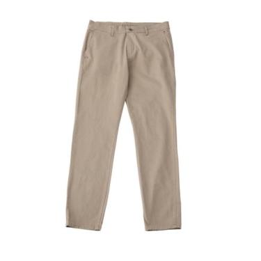 Imagem de Calça Social Ogochi Essencial Slim Colors Masculina, Areia, 42
