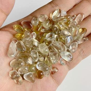 Imagem de Pedras de quartzo de cristais naturais adequadas para decoração de aquário doméstico (cor: 3 citrino, tamanho: 50G)