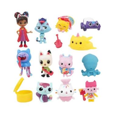 Imagem de Conjunto De Brinquedos De Figuras Da Casa Da Boneca Kawaii Gabby 13 Pe
