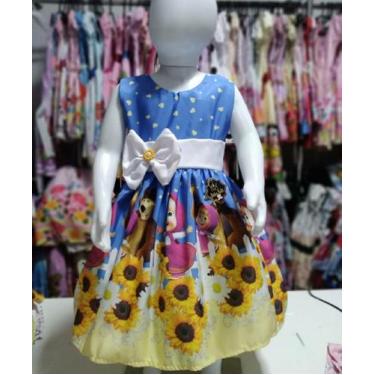 Imagem de Vestido MARCHA E URSO Personagens para Festa, P