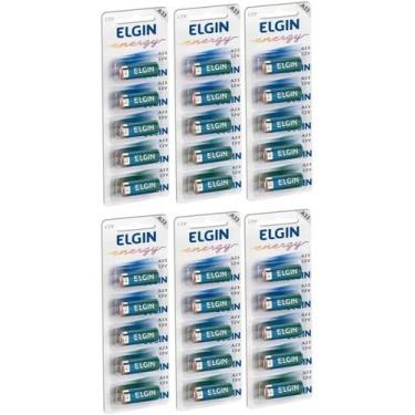 Imagem de 30 Baterias Pilhas Alcalina A23 12v Controle Portão Elgin