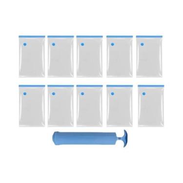 Imagem de Pacote Em Lote De Sacos De Armazenamento a Vácuo Economizadores De Esp