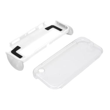 Imagem de Fabater OLED Handheld Console Grip Capa Protetora à Prova de Choque para Jogos Confortáveis ​​em Movimento, Capa Antideslizante Acoplável para Jogadores Feita de ABS, Materiais de PC (Branco)