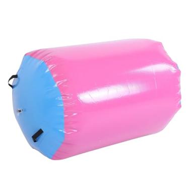 Imagem de Luocute Rolo de Ar, Tapete Inflável Hermético de PVC à Prova de água para Treinamento de Backbend de Ginástica, Com Bomba para Uso Externo Em Academia Doméstica 27,6 X 35,4 pol.