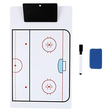 Imagem de 1 conjunto de placa de treinamento prática reutilizável para hóquei no gelo