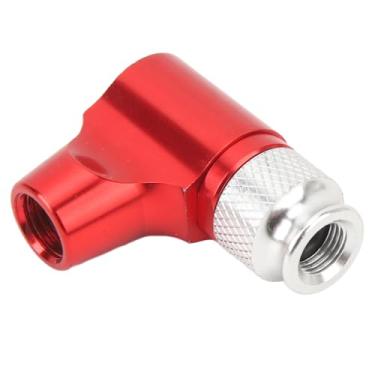 Imagem de Inflador de Co2 de Bicicleta, Inflador Rápido e Compacto, Fácil Operação, Bico Inflador de Pneus de Co2, Fixação Rápida para Bicicletas de Estrada (Vermelho)