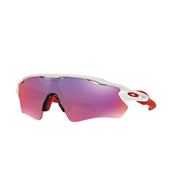 Imagem de Óculos de Sol Oakley Radar Ev Path 0OO9208 920805 Tam 38 / Branco - Lentes Prizm Road