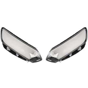 Imagem de Lente do carro luz da lâmpada farol escudo Compatível com renault dacia sandero 2021 2022 2023 abajur transparente capa do farol(A Pair)