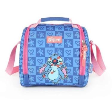 Imagem de Lancheira Escolar Luxcel Stitch Azul-Feminino