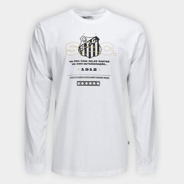 Imagem de Camiseta Manga Longa Santos Masculina-Masculino