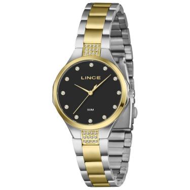Imagem de Relógio Lince Feminino Ref: Lrtj181L34 P1Sk Fashion Bicolor