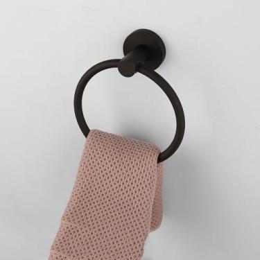 Imagem de Conjunto de acessórios de banheiro preto 304 toalheiro de aço inoxidável suporte de sabão gancho escova de vaso sanitário ferragens de banheiro, anel de toalha