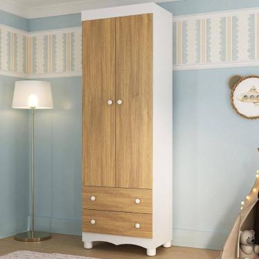 Imagem de Guarda-roupa Infantil 62cm 2 Portas e 2 Gavetas Dengo Multimóveis MP4436