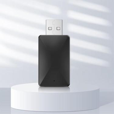 Imagem de Adaptador USB Wireless para CarPlay e Android Auto, Conversor de Conexão Com Fio para Sem Fio, Plug and Play, Preto