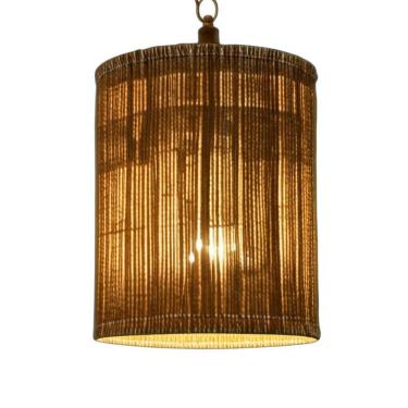 Imagem de Luminária De Cacho De Açaí: Luz, Arte Tamanho P