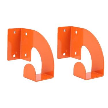 Imagem de AUNMAS 2 Conjuntos de Suporte de Motosserra, Aço Resistente Horizontal Vertical Estável Pendurado à Prova de Ferrugem Cabide de Motosserra para Oficina de Garagem