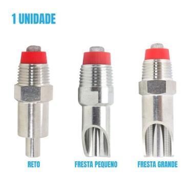 Imagem de Kit Bico Bebedouro Chupeta Automático Porco Suíno Inox Resistente 1UN 