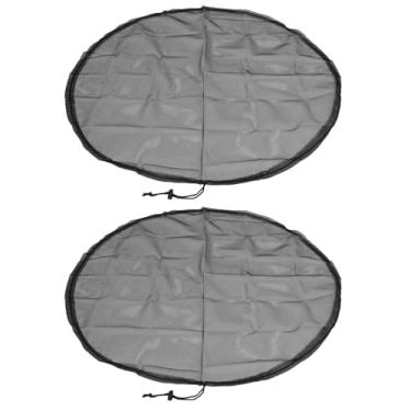 Imagem de Capa de malha para barris de chuva, previne e detritos, capa de baldes de coleta de água com cordão, para chuva de jardim ao ar livre 94 centímetros
