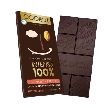 Imagem de Kit 3X: Chocolate Intenso 100% Cacau Vegano Cookoa 80g