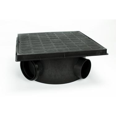 Imagem de Caixa de Inspeção PVC Dn100 Passagem Esgoto Tampa Quadrada