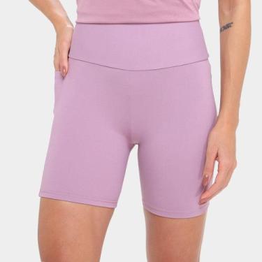 Imagem de Bermuda Hering Ciclista Feminina, Lilás, GG