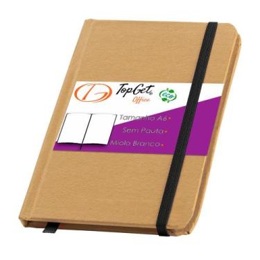 Imagem de Caderneta Pocket 10x14cm 80 Folhas Sem Pauta Eco Lotus TopGet, Preto