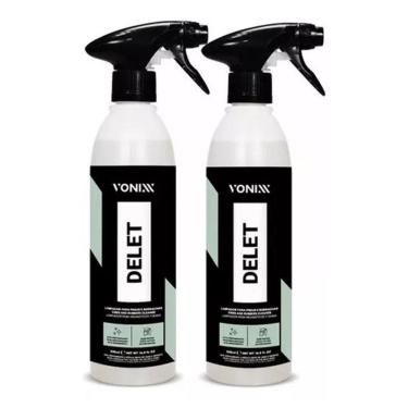 Imagem de 2 Limpador De Pneu Plastico Borracha Delet Vonixx 500ml