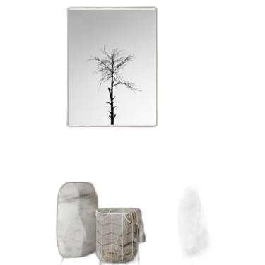 Imagem de Quadro Fotografia Árvore Seca 33X24 Com Vidro Moldura Branca