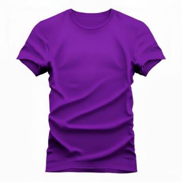 Imagem de Camiseta Básica 100% Algodão Masculina Feminina Unissex com Reforço Om