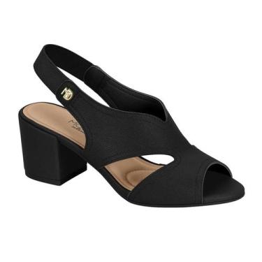 Imagem de Sandália Modare Ultraconforto Tamanco Feminino, Preto, 35