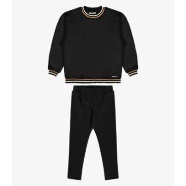 Imagem de Conjunto de Moletom Com Legging Trick Nick Preto-Feminino