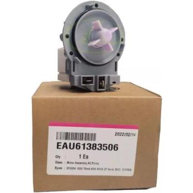 Imagem de Eletrobomba bomba de drenagem 110v original lg eau61383506 wd1485atb w