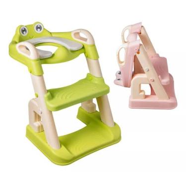 Imagem de Assento Redutor Infantil Escada Vaso Sanitário Troninho - Pro Baby, Ve