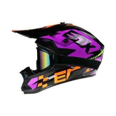 Imagem de Capacete De Motocross Unissex Para Adultos E Crianças, Certificado DOT