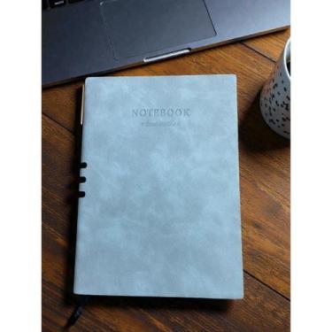 Imagem de Caderno de Anotações A5 Elegante Brochura com Caneta Capa Aveludada - 