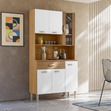 Imagem de Armário para Cozinha 100% MDF 6 Portas Golden Plus - Kits Paraná