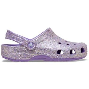 Imagem de Sandália Crocs Classic Fantasy Glitter Clog K Purple-Unissex