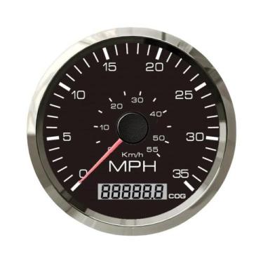 Imagem de Velocímetro Digital GPS De 85mm 0-35MPH 0-60MPH 0-80MPH Com Luz De Fun