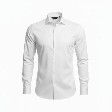 Imagem de Camisa Masculina Manga Longa Algodão Premium Casual Social - Volgue, B