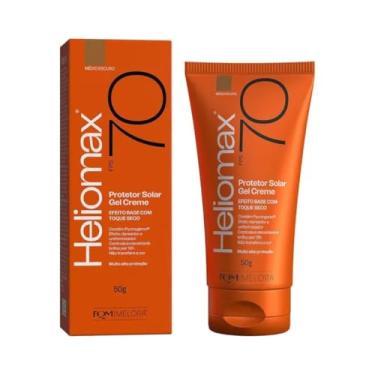 Imagem de Protetor Solar Facial Gel Creme Efeito Base Heliomax FPS 70 (50g) (Médio Escuro)