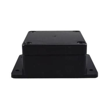 Imagem de Caixa De Junção De Plástico ABS Preta À Prova d'Água, Caixa Eletrônica