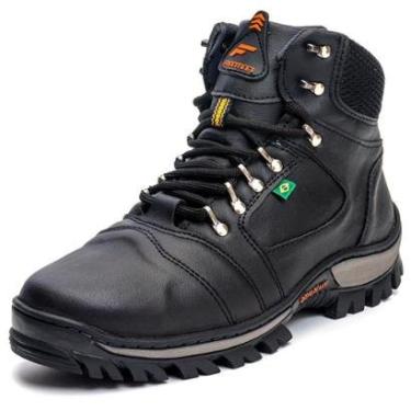 Imagem de Bota Coturno Adventure Masculina Cano Medio Detalhe Recortes e Sola Tratorada-Masculino
